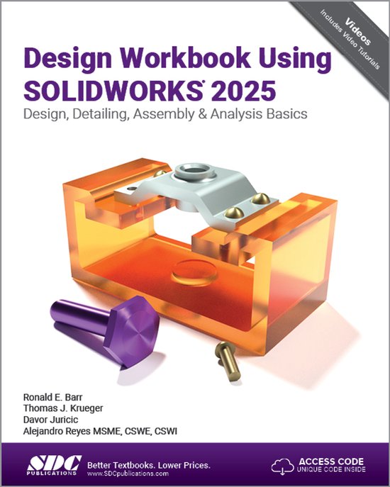 Design Workbook Using SOLIDWORKS 2025 - cover