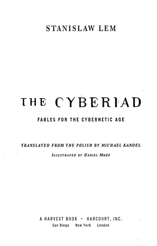 The Cyberiad - cover