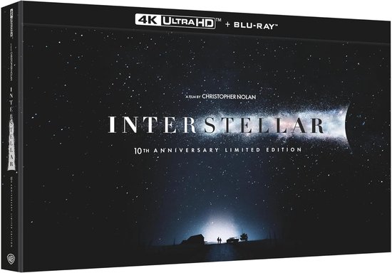 Interstellar 10th Anniversary [4K Ultra HD] [2014] [Region Free] Limited Special Edition [Blu-Ray 4K]+[2xBlu-Ray]