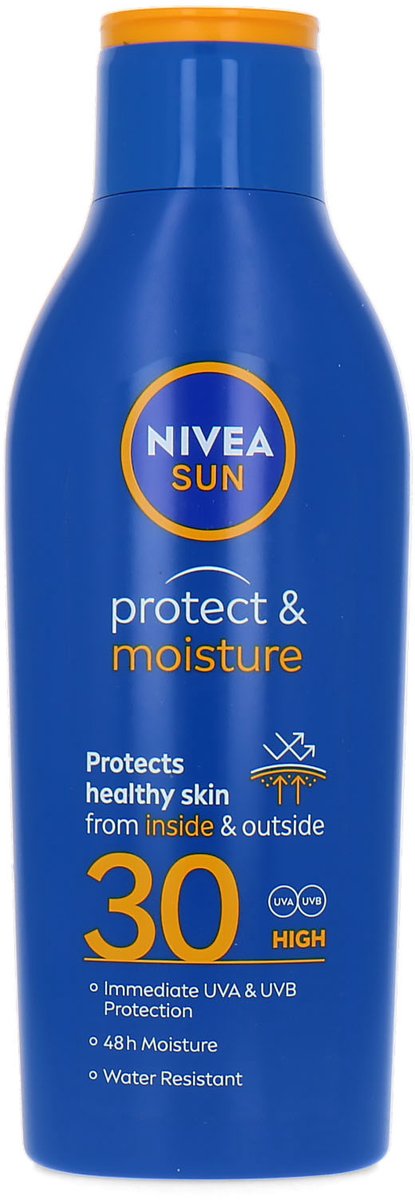 Goedkoopste Nivea Sun Protect & Moisture SPF 30 Zonnebrand Lotion - 200 ml