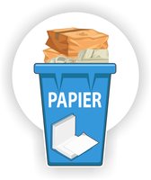 Kliko de déchets de Papier avec un ensemble de 2x votre numéro de maison.