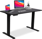 Borg Zit Sta Bureau - Elektrisch Bureau - In Hoogte Verstelbaar Bureau - 120 x 60 cm - Zwart