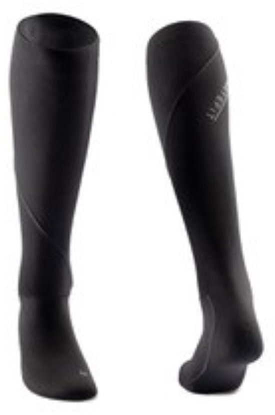 Chaussettes de compression Artefit - Chaussettes de compression - Bas de compression - Bas de compression pour avion - Bas de compression pour la course à pied - Zwart - Polyester recyclé - Taille 5