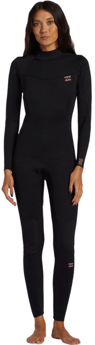 2025 Billabong Dames Foil 3/2mm Rug Ritssluiting Gbs Wetsuit ABJW10018