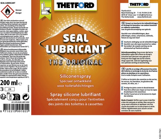 Thetford Siliconenspray - 0,2L van Merkloos — afbeelding 2