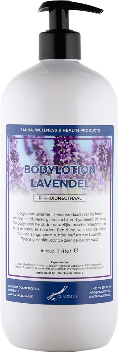 Goedkoopste Bodylotion Lavendel 1 Liter - met gratis pomp