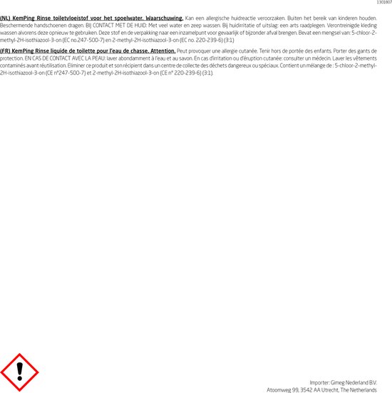 Travellife Kemping Rinse - Toiletvloeistof - 2 Liter van Travellife — afbeelding 2