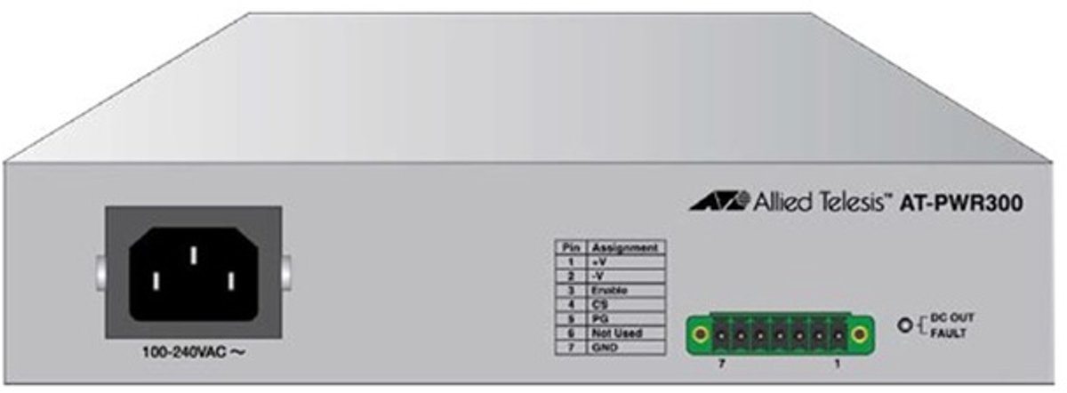 Allied Telesis AT-PWR300-50 power supply unit 300 W 1U Grijs