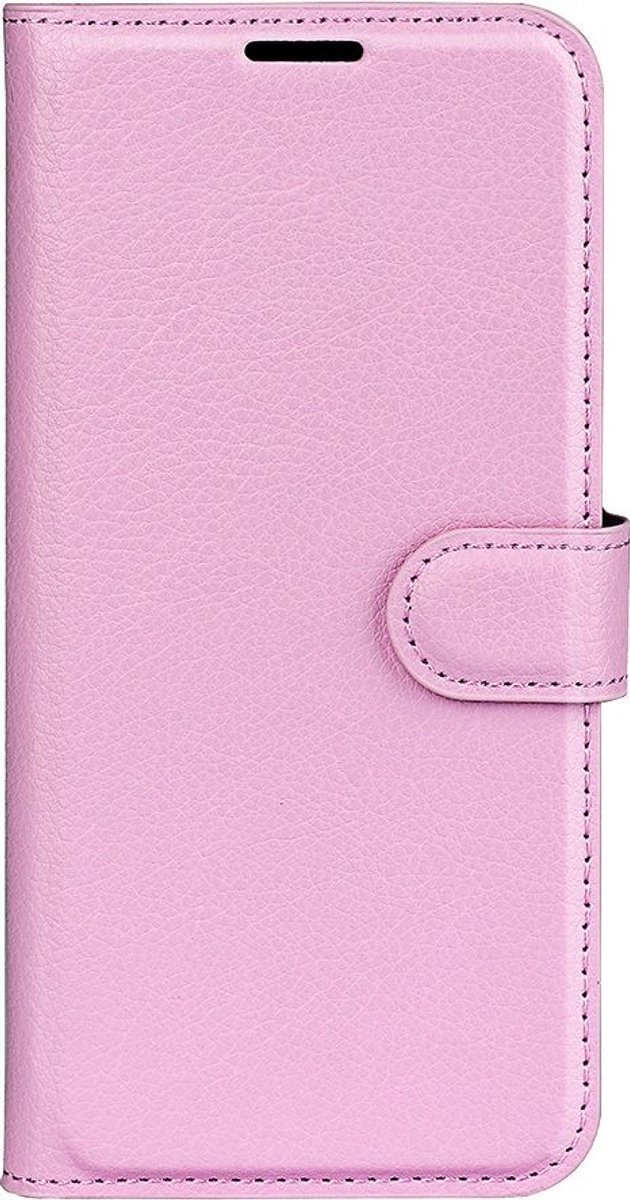 Mobigear Telefoonhoesje geschikt voor Nokia G50 Hoesje | Mobigear Classic Bookcase Portemonnee | Pasjeshouder voor 3 Pasjes | Telefoonhoesje voor Pinpas / OV Kaart / Rijbewijs - Roze