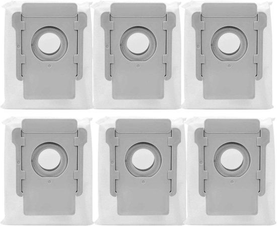 Fixem® Stofzuigerzakken Geschikt voor iRobot Roomba i3 i4 i5 i6 i7 i8 s9 j7 J9+ en Plus Modellen – Vervangende Stofzuigerzakken voor Robotstofzuiger – Hoge Kwaliteit Filterzakken voor Optimale Stofopname – 6 Stuks – Betrouwbaar & Sterk