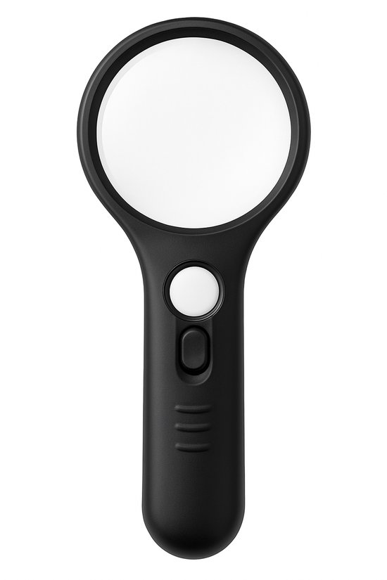 Mobstore Loep / Vergrootglas met verlichting - Loep - Vergrootglas Loep met 3x & 45x vergroting - Lees Vergrootglas - Leesloep - Loep met verlichting - Vergrootglas met LED