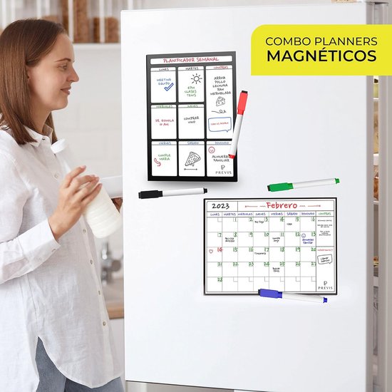 Weekplanner met uren - Whiteboard