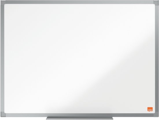 Nobo Essence Magnetisch Whiteboard Staal - 60x45cm - met Houder voor Whiteboard Marker - Grijs/Wit