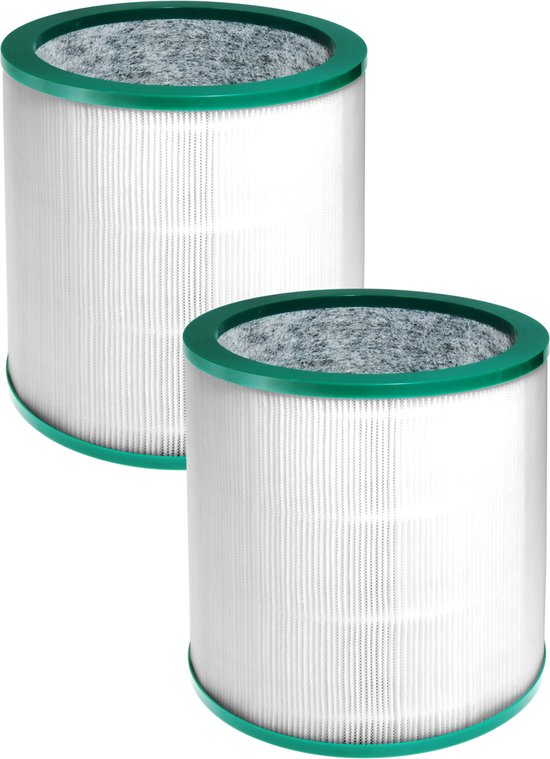2x Dparts HEPA filter geschikt voor Dyson TP00 TP01 TP02 TP03 AM11 BP01 – Pure Cool series luchtreiniger en ventilator – Pure Cool Link Tower Purifier Me Fan – nr. 972426-01 – 968103-04 – 967089-17