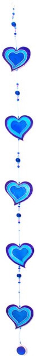 Something Different - hearts Raamhanger/Suncatcher - Blauw