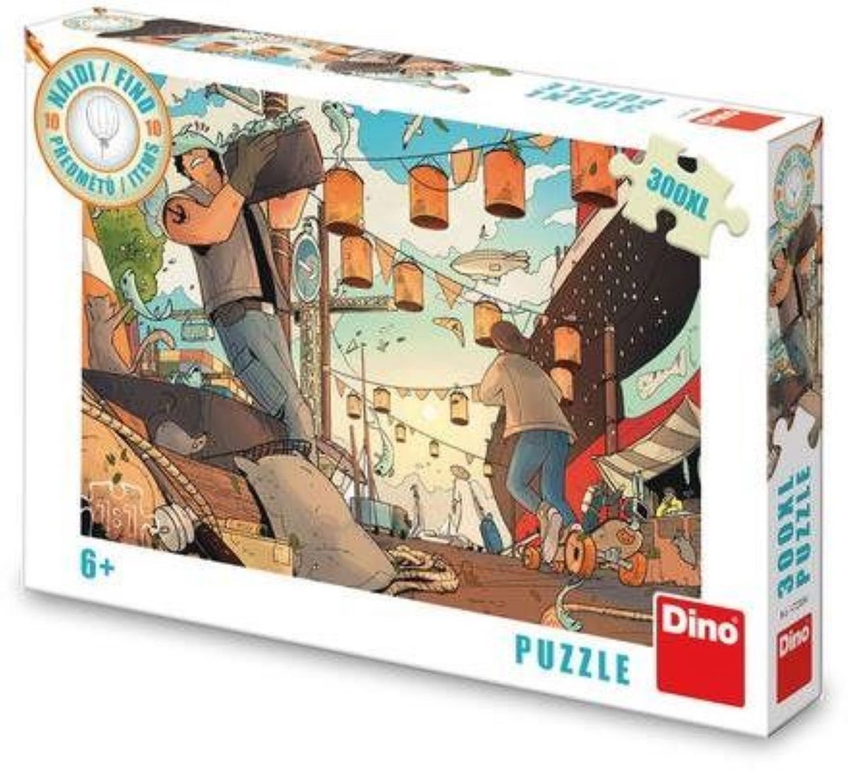 Puzzel van de vissershaven 300 stukjes