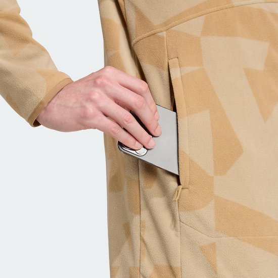 adidas TERREX Veste molleton entièrement zippée imprimée Terrex Multi - Hommes - Marron - M