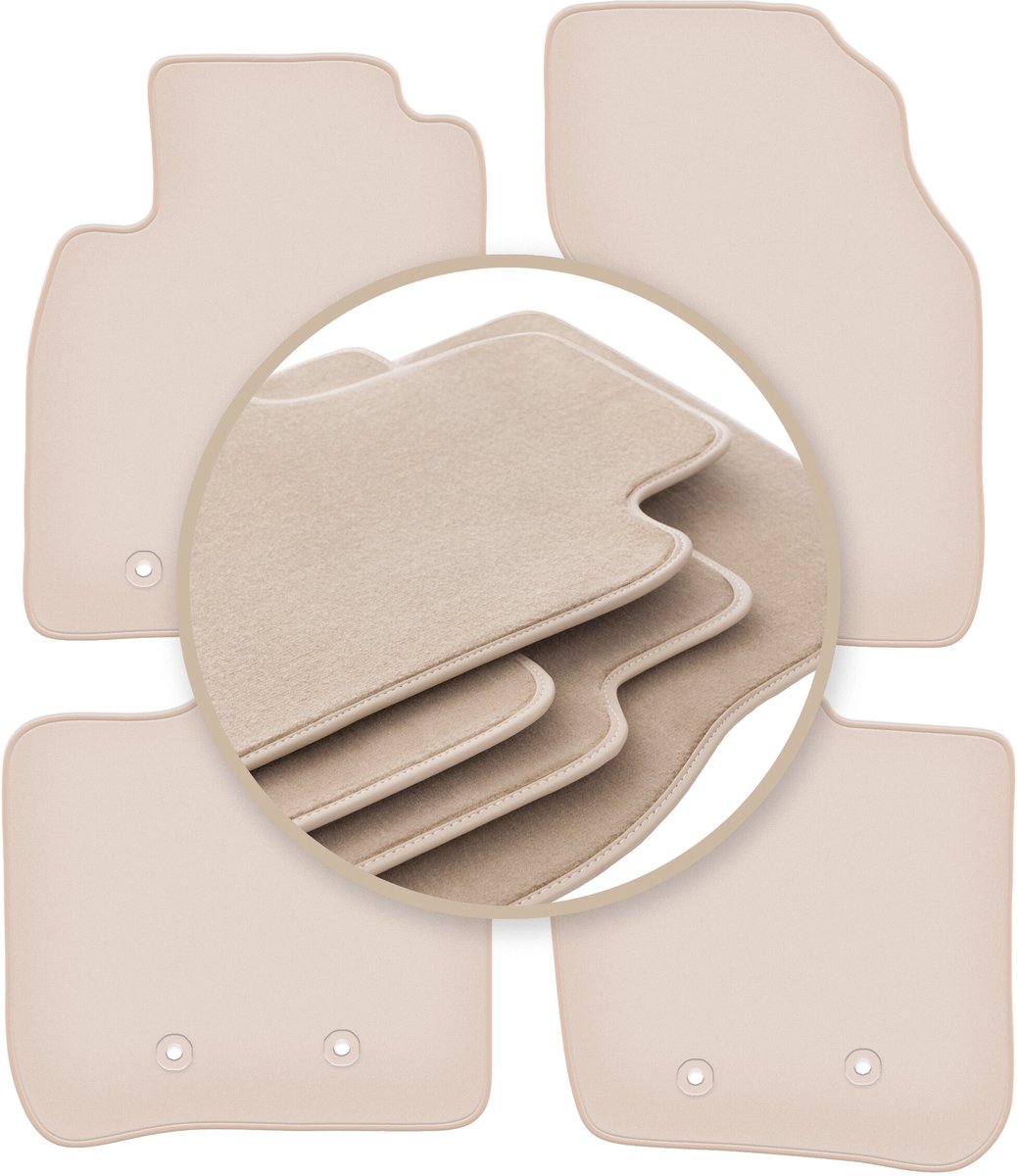 PREMIUM beige matten voor: Volvo V40 I stationwagen 1995-2004