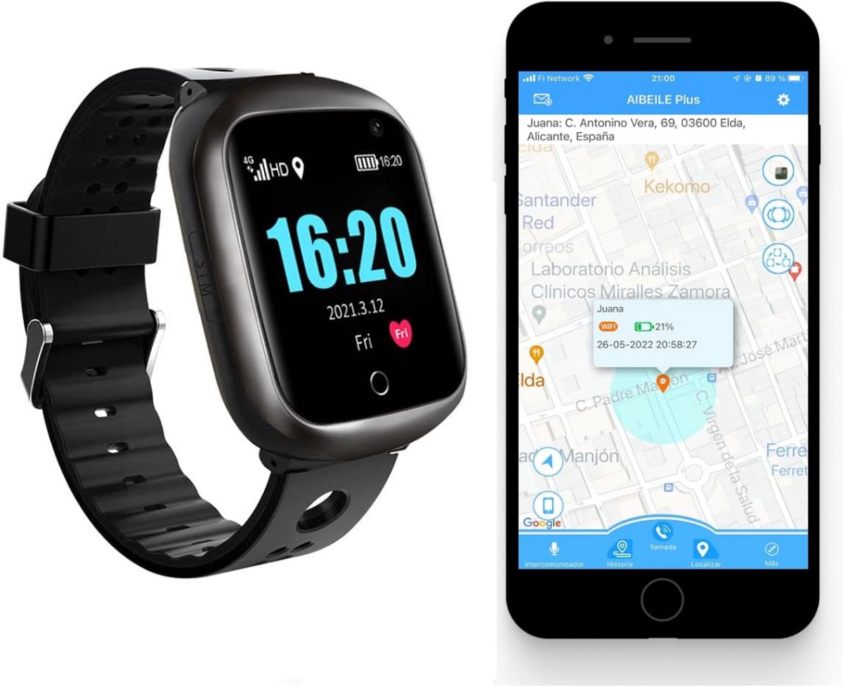Alarm Horloge Ouderen - Sos Senioren - Alarmknop