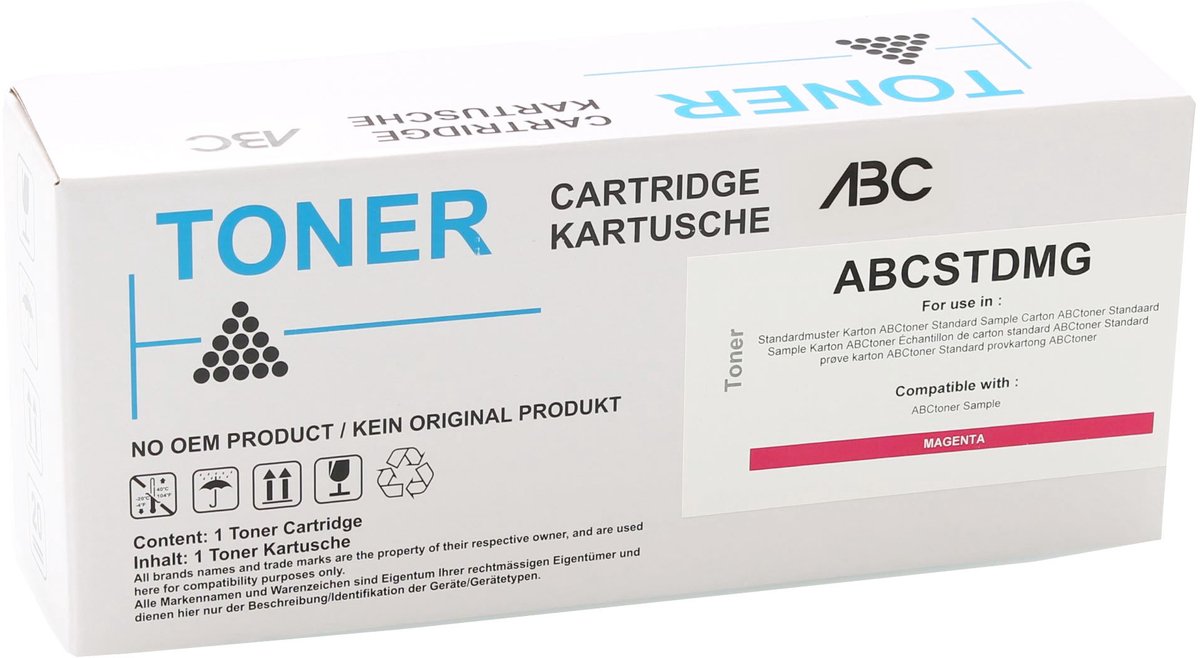 Image of ABC huismerk toner geschikt voor Ricoh 828308 Magenta 48500 pagina's geschikt voor Pro C650 C651 C651ex C750 C751 C751ex