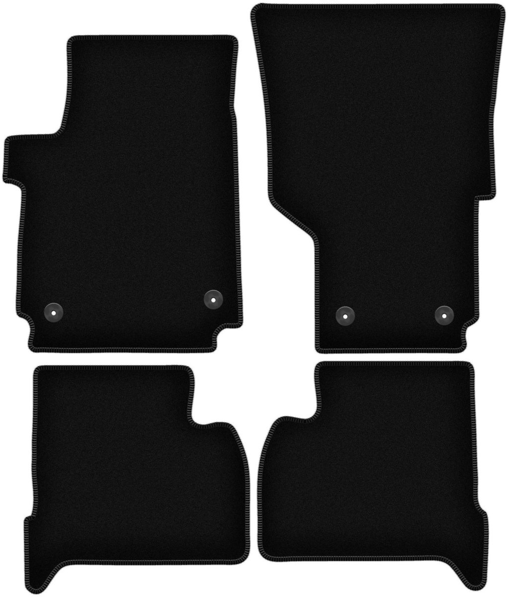 BASIC zwarte velours matten voor: Volkswagen Amarok pick-up (2010-)