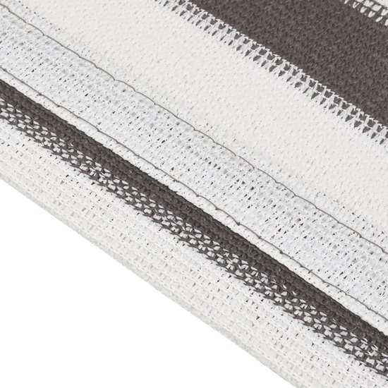vidaXL - Tenttapijt - 250x400 - cm - antraciet - en - wit van Vidaxl — afbeelding 4