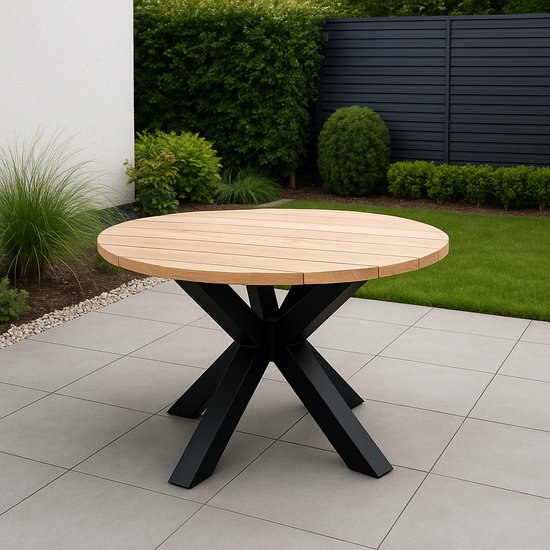 Tuintafel Rond Tuintafel Rond - Tuintafel Rond 6 persoons - Tuintafel 160 cm ...