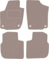 Beige veloursmatten voor: Peugeot Bipper combivan, Tepee (2007-2017)