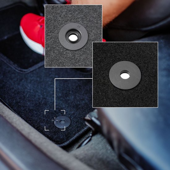 Bestuurdersmat zwart voor: Kia Niro crossover (2016-)