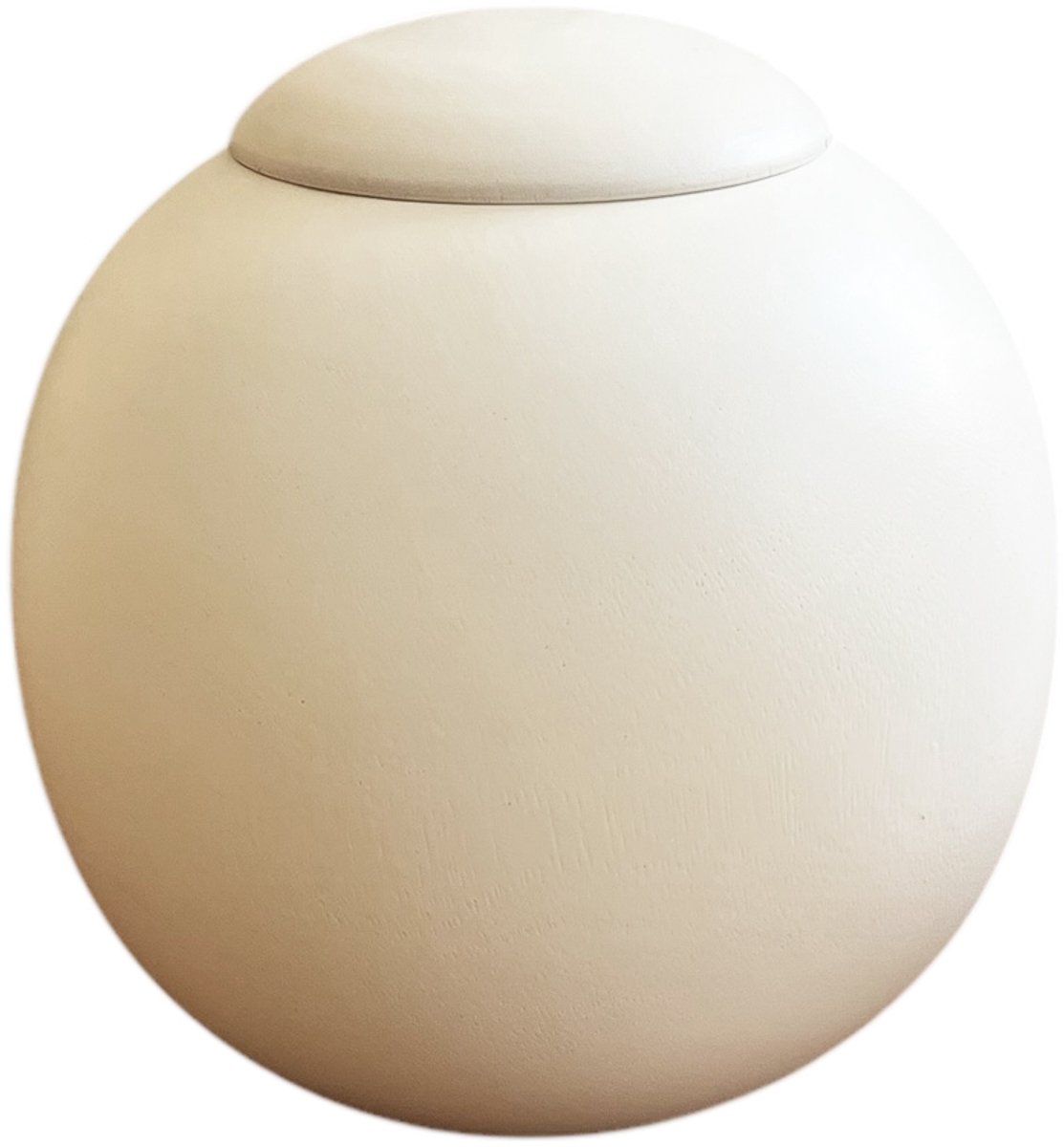 Eco Urn, 23x23cm, Mangohout, bolvorm