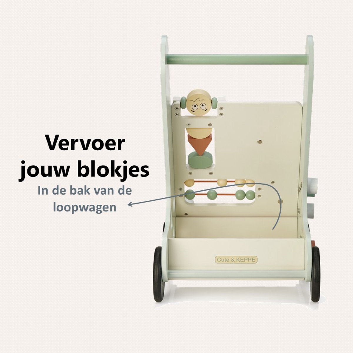 Loopwagen The Goofy Walker - Houten Loopkar