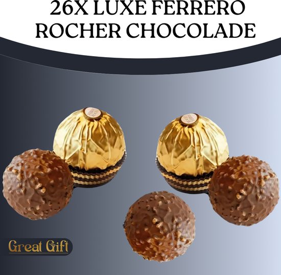 GreatGift - Coffret cadeau de Luxe Vaderdag - Pour papa - Coffret cadeau de Luxe - Ferrero Rocher - Parfum - Gel capillaire Taft - Cadeau Uniek pour lui