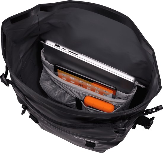 THULE fietsenzak schoudertas met laptopvak Shield Pannier 22L Single Black zwart van Thule — afbeelding 4