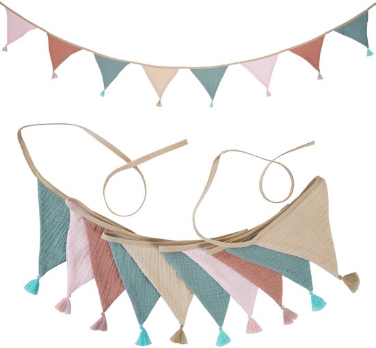 Papieren Slinger 6 Meter Voor De Eerste Schooldag - Vrolijke Decoratie Voor Een Feestelijke Sfeer