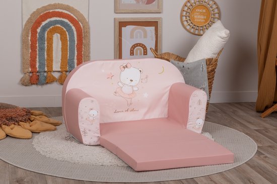 Kinderzetel Ballerina Beer Bank - Kinderfauteuil - Kinderbank - Kindersofa - Kinder fauteuil - Kinderzeteljes peuters - Kinder zetel - Kinderstoel - kinderfauteuils - Speelgoed 1 jaar - Gomoor van Merkloos — afbeelding 5