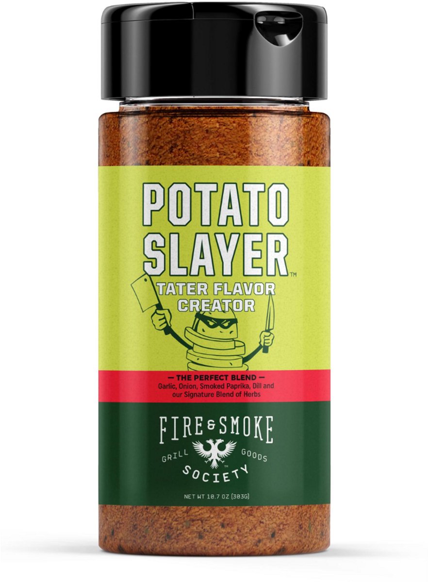 Fire & Smoke Society Potato Slayer Seasoning 303g – De ultieme kruidenmix voor aardappelen