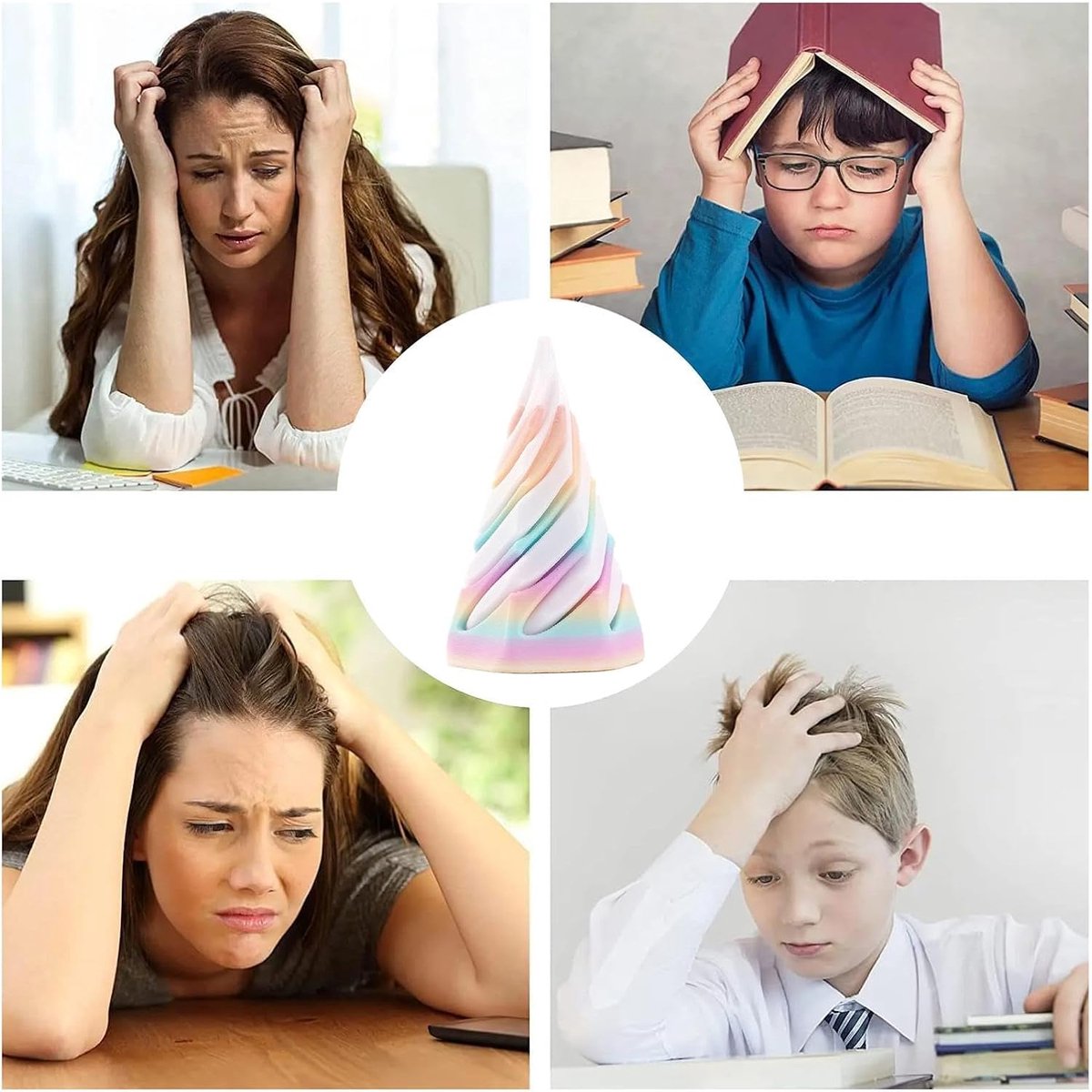 Spiraal - 3 stuks - ontspannend speelgoed voor kinderen én volwassenen