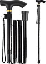 Canne De Marche Pliante Réglable - Supregear - Bleue - Légère Et Portable