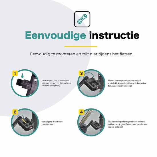 Voltano Flexifold Vouwpedalen - Zwart - Fietspedalen Vouw - Aluminium - Antislip - Universeel - Reflectie van Voltano — afbeelding 3