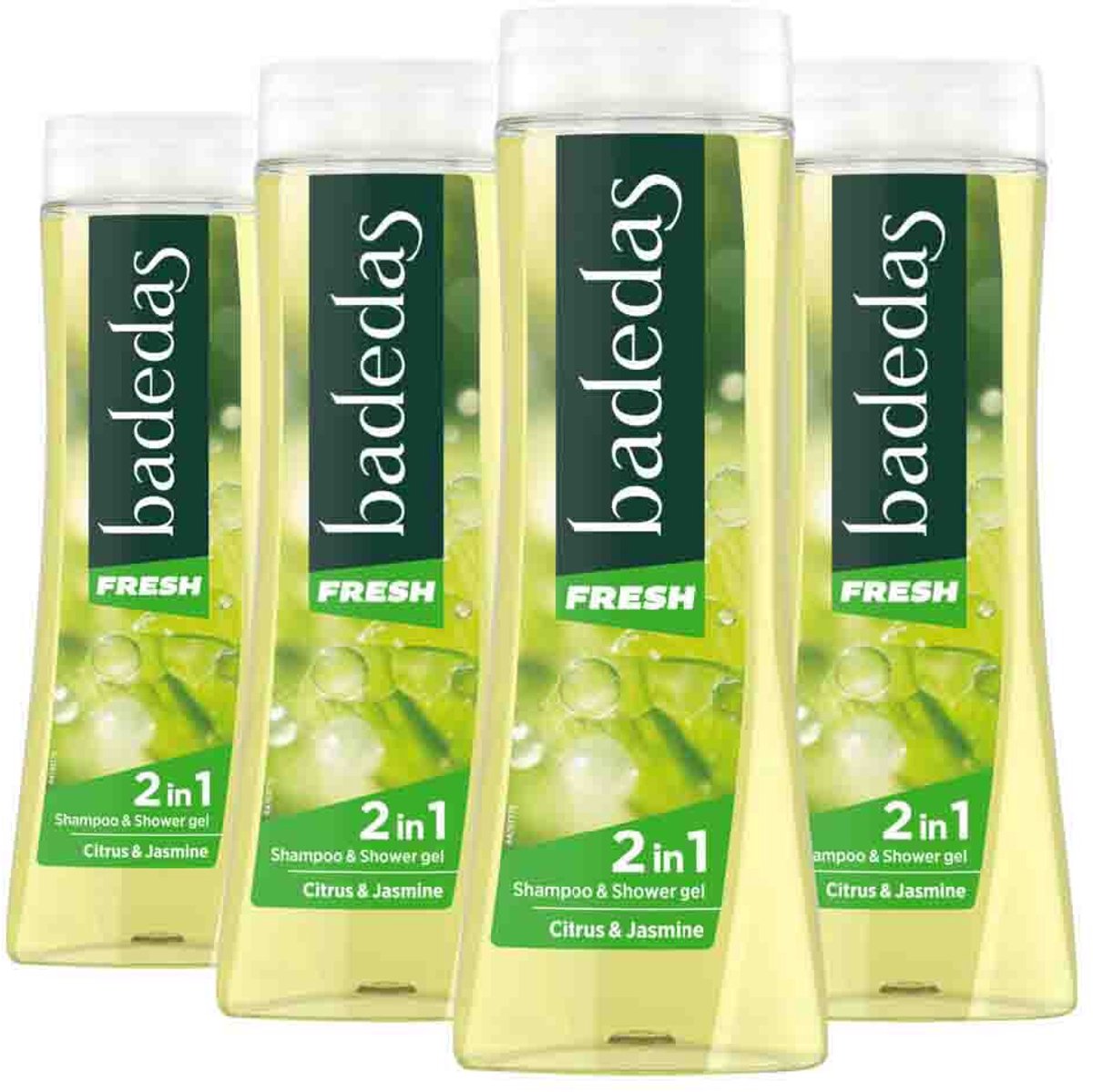Badedas Douche 2in1 Fresh - 4 x 600 ml - Voordeelverpakking