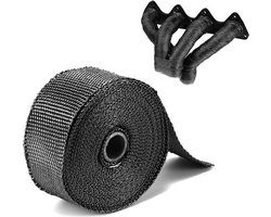 Nixnix® - Hitteband - 5m rol - 5cm breed - Heat wrap - Zwart