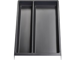 Orga-Box multifunctioneel inzetstuk SEPARADO Individual korrel leigrijs (300 x 474 x 51 mm) Lade-inzetstuk vanaf 40 cm kastbreedte voor groot keukengerei
