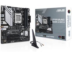 ASUS PRIME B650M-A WiFi II - Moederbord - Socket AM5 - Micro-ATX - AMD B650 chipset