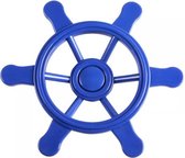 Swing King piraten stuurwiel 21.5 cm klein (blauw)