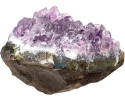 Natuurlijke Amethist Druse - Grote Bergkristal Edelstenen met Onregelmatige Geode-holten