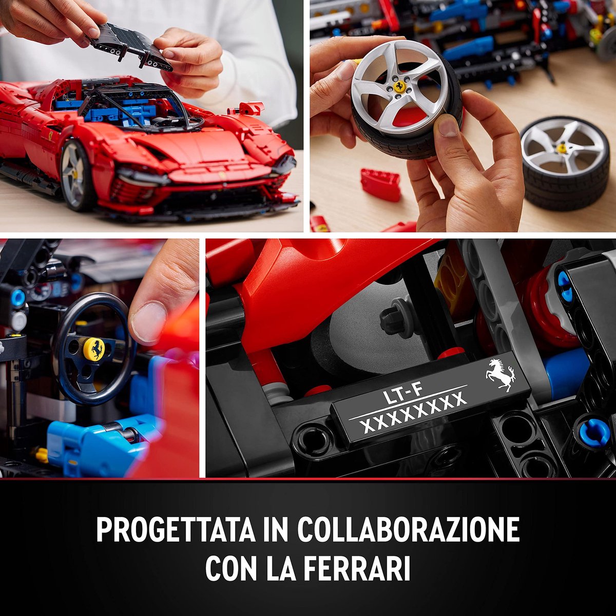 LEGO Technic Ferrari Daytona SP3 Raceauto Collectible voor Volwassenen - 42143 — afbeelding 13