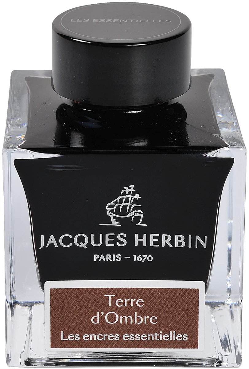 Jacques Herbin 13147JT inktfles, 50 ml, voor vulpen en rollerball