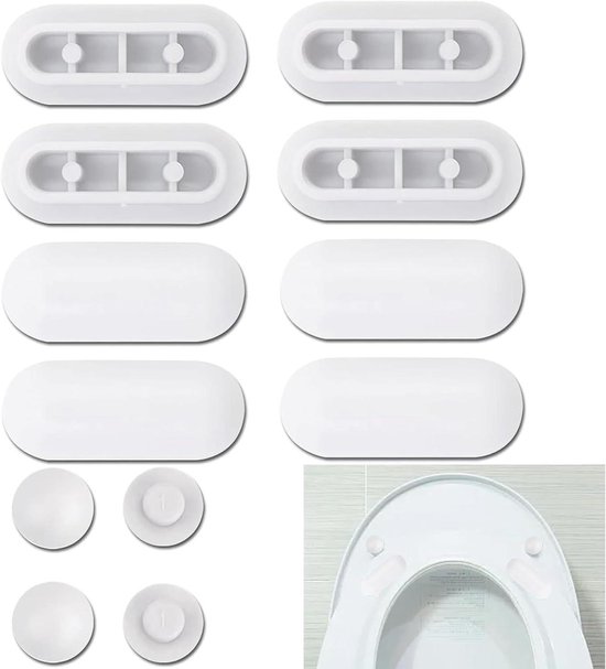 DRESSELHAUS Vervangende buffers t.b.v. wc-bril, 4 stuks kopen