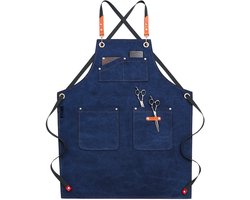 Schort - Stoer - Dames - Heren - Keuken Schort - BBQ - Kappers Schort - Koken - Bedrijfskleding - Hobby - BBQ - CADEAU TIP!