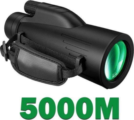 Téléscope Monoculaire 12X50 HD Jumelle Monoculaire Puissant avec Support de Téléphone et Trépied